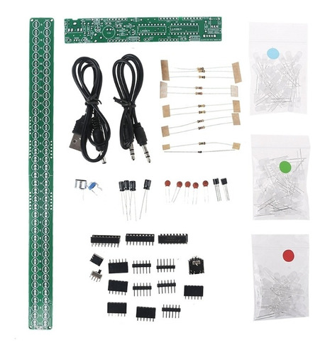 Indicador De Espectro De Audio Led Parpadeante Módulo De Pan