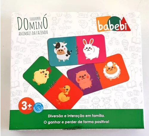 Jogo De Dominó Infantil Brinquedos Alternativos Inteligentes