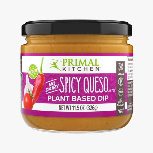 Primal Kitchen Spicy Queso Style Plant Based Dip 326 G