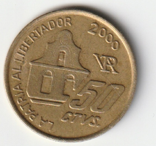 M632 Argentina Moneda 50 Centavos Cj# 5.8.1 San Matín 