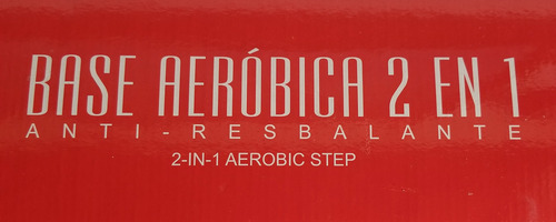 Base Aerobica Banco Fitness Altura Ajustable Antirresbalante