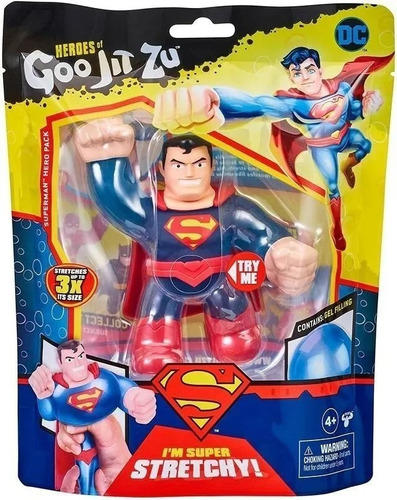 Figura Heroes Of Goo Jit Zu Superman Stretchy Dc
