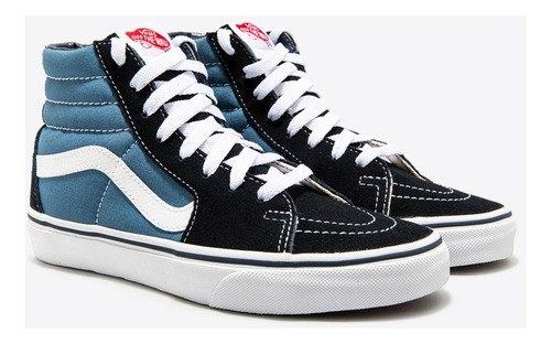 Zapatillas Vans Sk8-hi Navy Blue Para Adultos - Envío Gratis