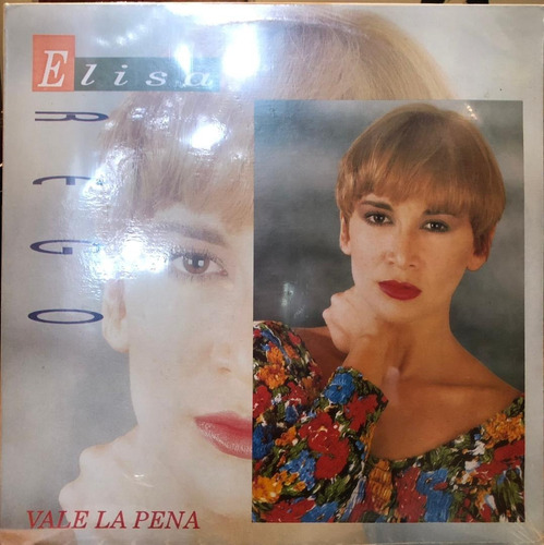 Disco Lp - Elisa Rego / Vale La Pena. Album (1992)