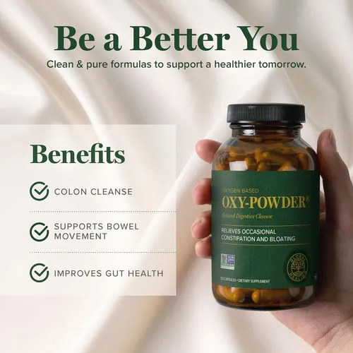 Oxy Powder Limpieza Digestiva Natural Estreñimiento 120 Cap