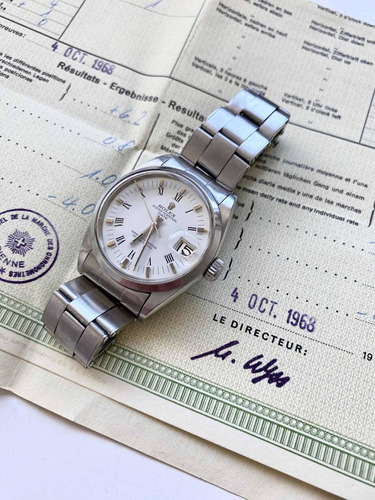 Reloj Rolex 1500 Con Papeles Año 1968