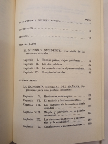 Hacia Una Economía Mundial - Jan Tinbergen (Usado)
