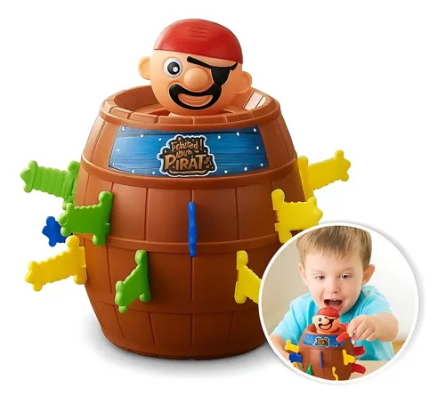 Jogo Pula Pirata Brinquedo Infantil Educativo Classico Famil