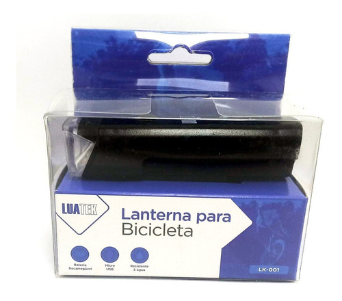 Imagem 4 de 5 de Farol De Bike Bateria Embutida Luatek 350lumens