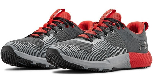 Imagen 3 de 5 de Tenis Under Armour Ua Charged Engage Hombre Gris