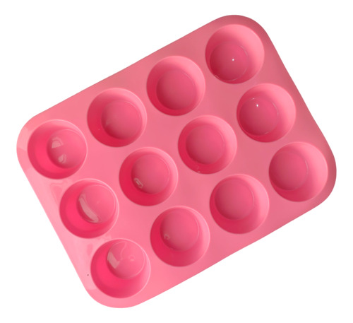 Forma Silicone Cupcake Petit Gateau Muffin 12 Cavidades