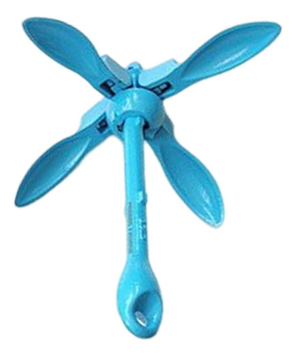 Accesorios De Pesca Ligeros De Ancla De Barco Plegable Azul