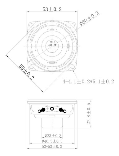 Woofer Subwoofer Altavoz Sonido Envolvente Borde De Goma