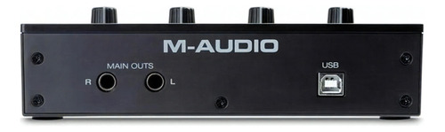 Interface De Áudio M-track Duo Usb De 2 Canais M-audio Preto