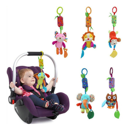 2pcs Animal Berço Pendurado Brinquedos Recém-nascido Carrinh