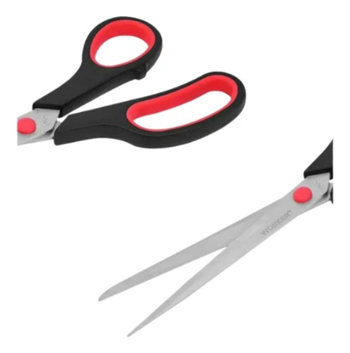 Tesoura Multiúso 8.1/2 - Preta Com Vermelho - Worker