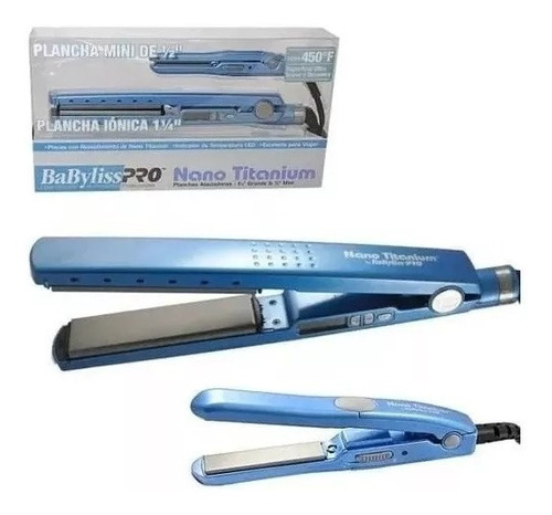 Plancha Babyliss Pro Nano Titanium Mas Mini Plancha Viajera