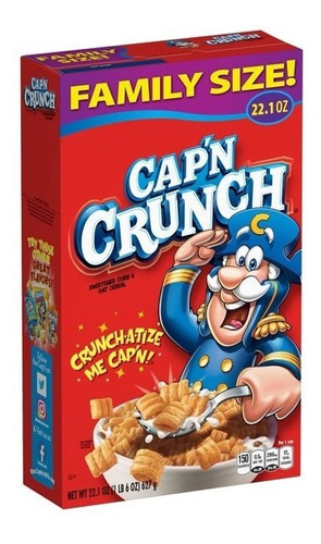 Riquisimo Cereal Cap'n Crunch Original 627grs.