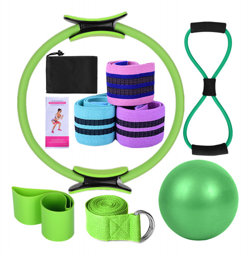 Set De Yoga Con Forma De Pelota De 25 Cm Para Ejercicios De