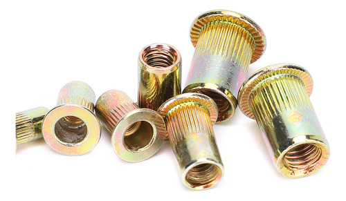 Juego De Tuercas Remachadas De Zinc De Color M3, M4, M5, M6,