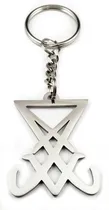 Comprar Llavero Baphomet Sello Satanas Sigilo Acero Inoxidable #141