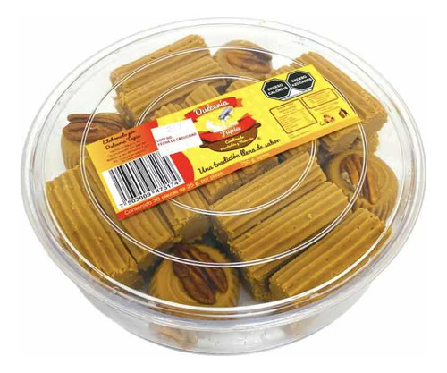 Dulce Mexicano Leche Mostachón Macarrón Nuez 210pz 25g C/u