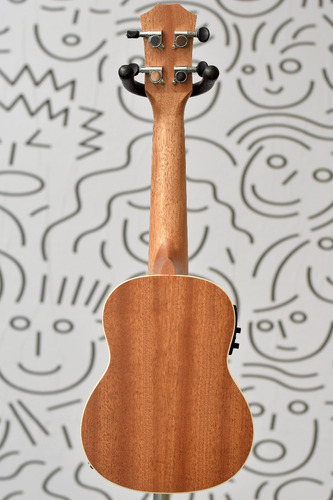 Ukulele Soprano Seizi Maui Crush Elétrico Sapele