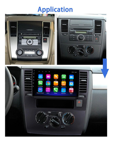Z Radio Android Carplay Nissan Tiida 2004-2013 Versa