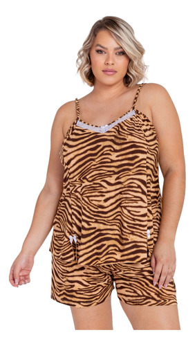 Short Doll De Verão Liganete Plus Size