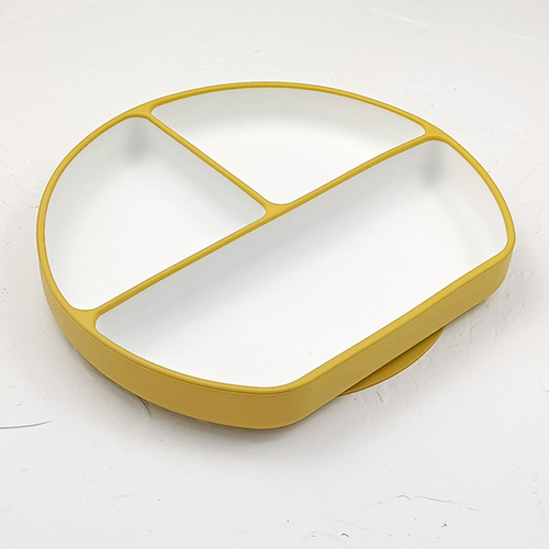 (pk) Plato Para Bebé Plato De Alimentación De Silicona Para