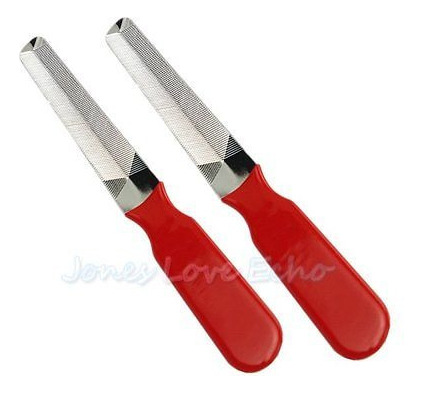 2 Profesional Mascota Perro Gato Acero Inoxidable Lima De Uñ