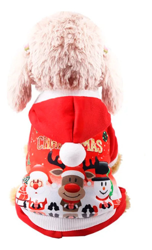 Chamarra Navideña M1 Para Perros Mascotas Talla S Navidad