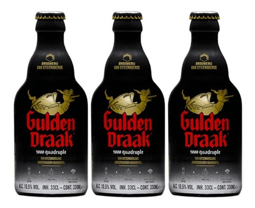 Cerveza Gulden Draak 9000 Quadruple X 3 - mL a $69