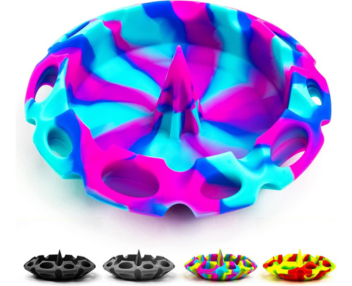 Bandeja De Silicona Ufo Con Punta De Limpieza De Silicona Su