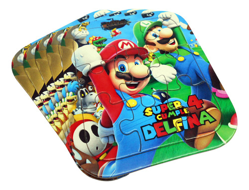 40 Rompecabezas Personalizados De 9 Pz
