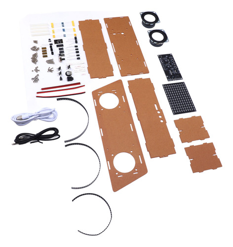 Kit De Práctica De Soldadura Fm Spectrum Speaker Led Rhythm