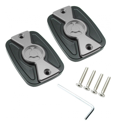 2 Piezas De Tapa De Tanque De Líquido De Frenos De Plata
