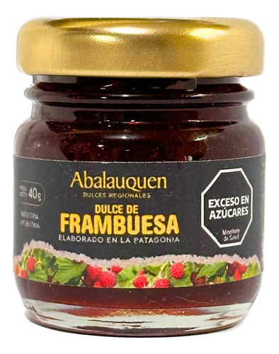 Dulce Artesanal Frambuesa 40g Souvenir Desayunos Abalauquen