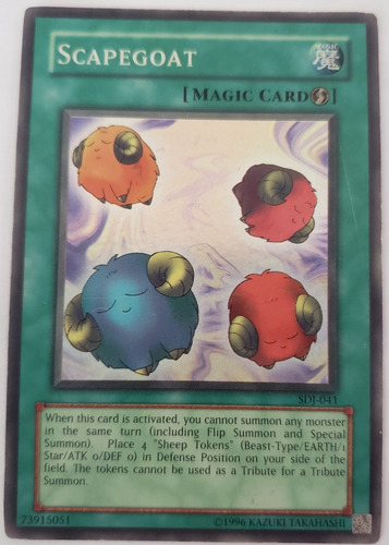  Yu-gi-oh Scapegoat (super Rara)