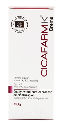 Imagen 3 de 7 de Crema Cicatrizante De Heridas Recientes Cicafarm K 30 G