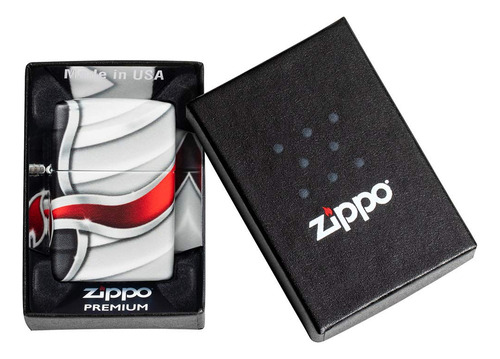 Design de logotipo Zippo Flame 540 — Isqueiro de bolso colorido, preto, tamanho único