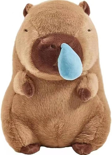 Peluche Juguete Capibara Carpincho Suave Varios Modelos 25cm Marrón Nariz