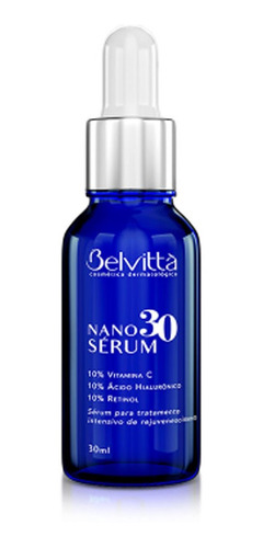 Nano Sérum 30 Belvittà Vitamina C Ácido Hialurônico, Retinol