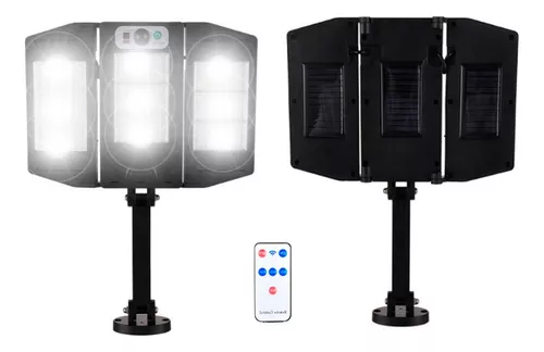 Reflector Led Solar Luminaria 90w Ext Sensor Movimiento Cr