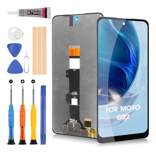 Pantalla Táctil Lcd Para Moto G22/e32/e32s Xt2231-5 Color Negro