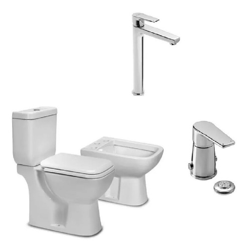 Imagen 1 de 6 de Juego De Baño Piazza Amalfi Griferia Next Lavatorio Bidet