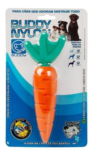 Mordedor Nylon Cenoura Buddy Toys