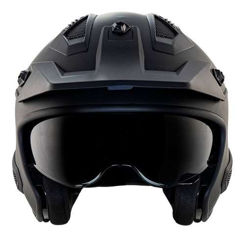Imagem 7 de 10 de Capacete Norisk Darth Fs726x Preto Fosco Fosco 4 Em 1