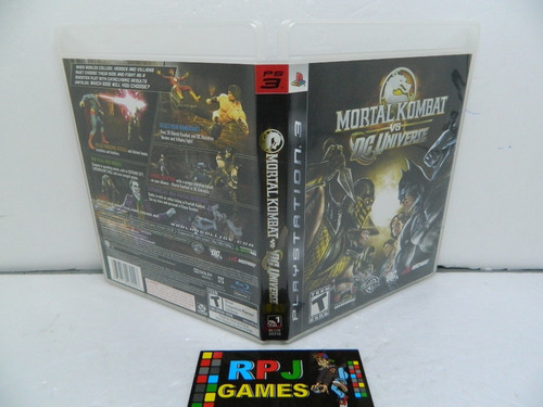 Imagem 3 de 8 de Mortal Kombat Vs Dc Universe Original Midia Fisica P/ Ps3