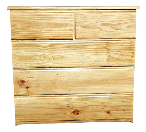 Comoda Alta, De Madera Pino, Modelo A-120